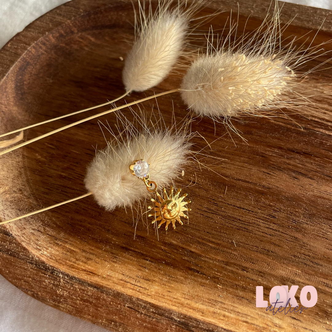 Boucles d'oreilles clous personnalisables