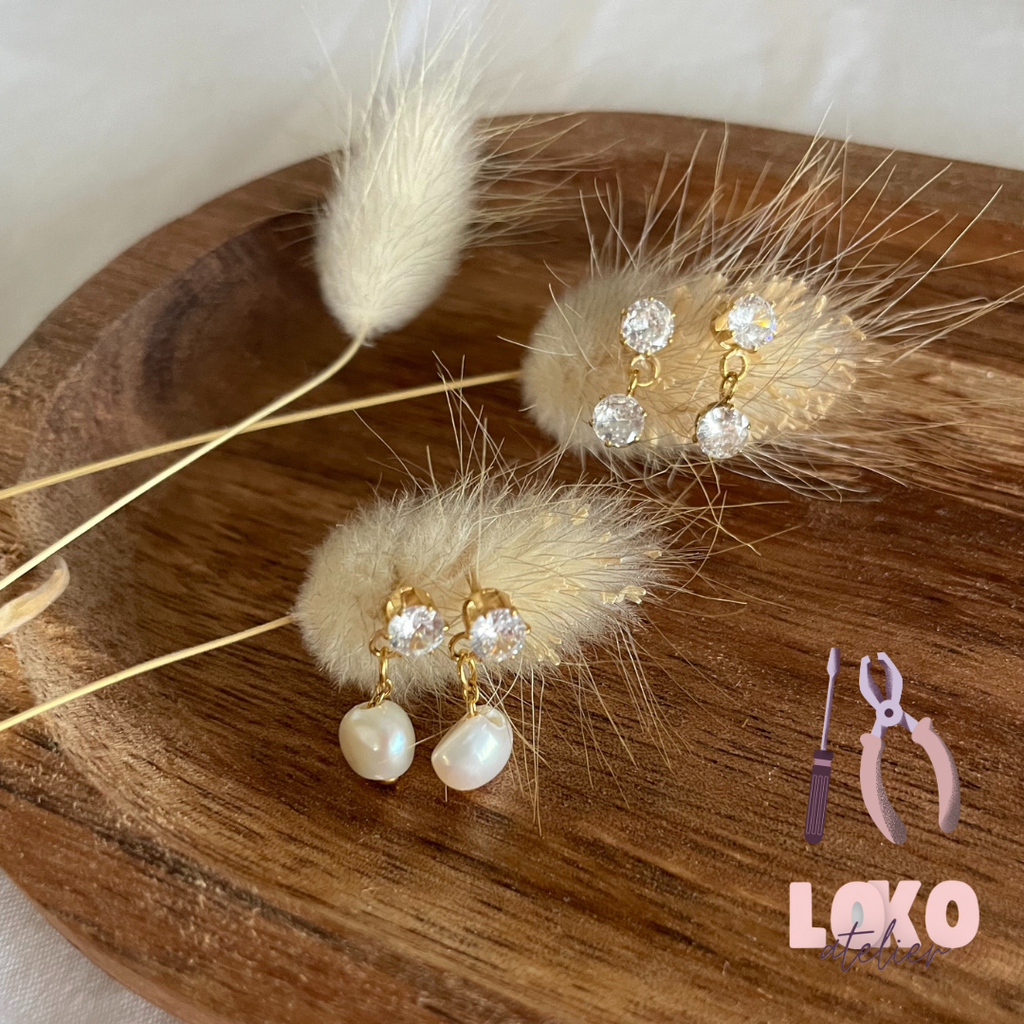 Boucles d'oreilles clous personnalisables