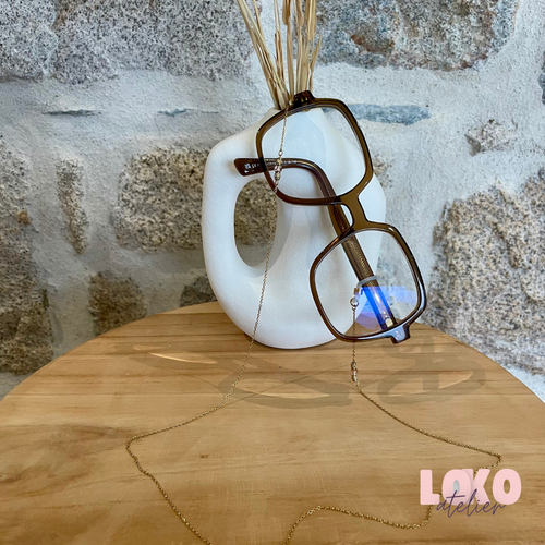 Bijou de lunettes Edite Rose