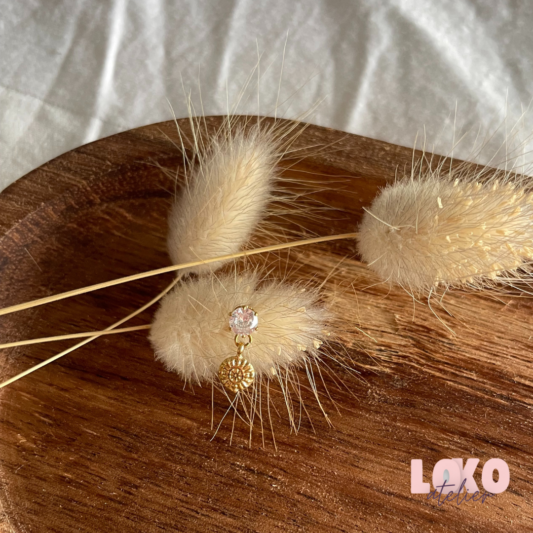 Boucles d'oreilles clous personnalisables