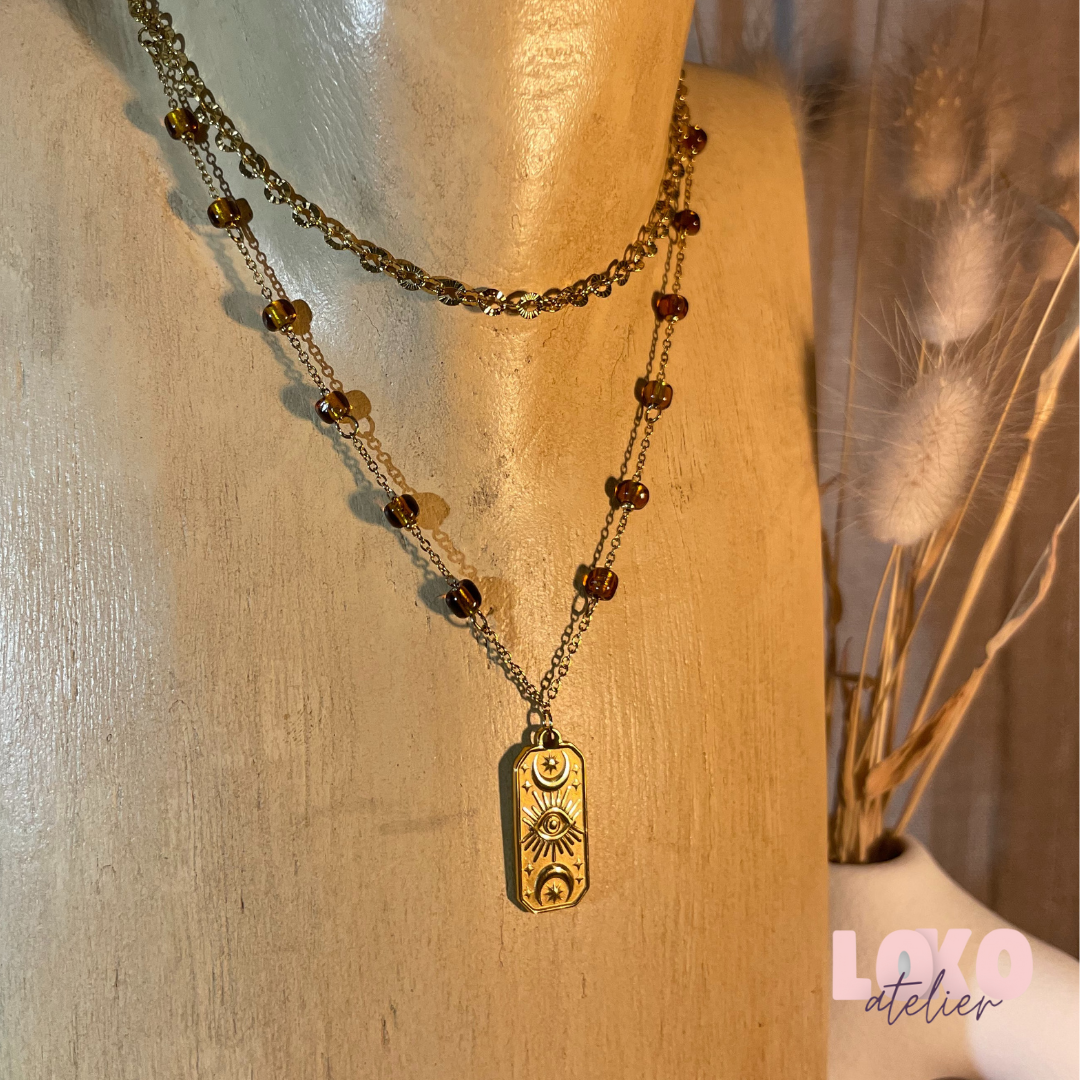 Collier - Tali Marron