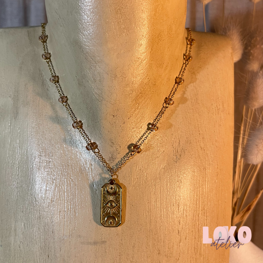 Collier - Tali Rose Pale