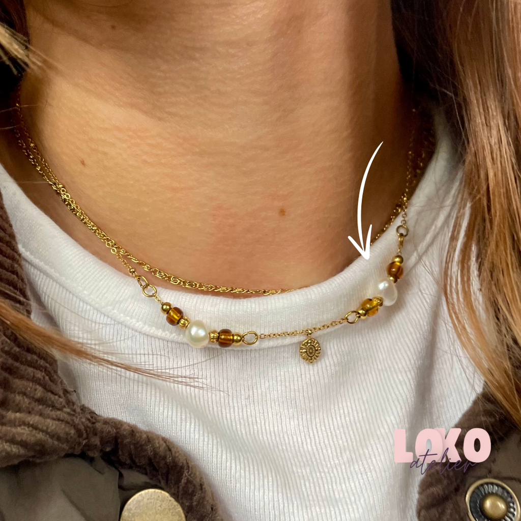 Collier Ona médaillon