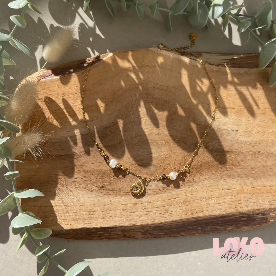 Collier Ona médaillon